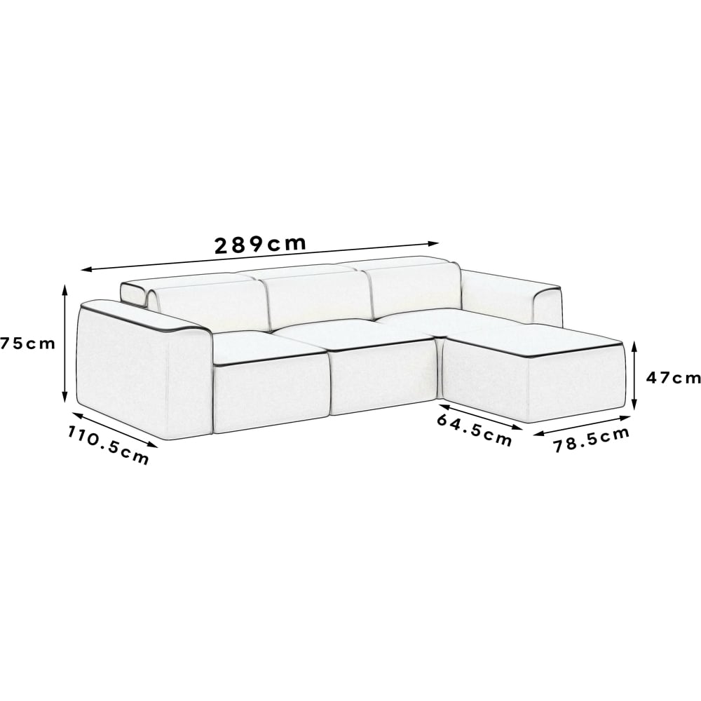 DS Living Piper 3 Seater Modular Sofa Image 7