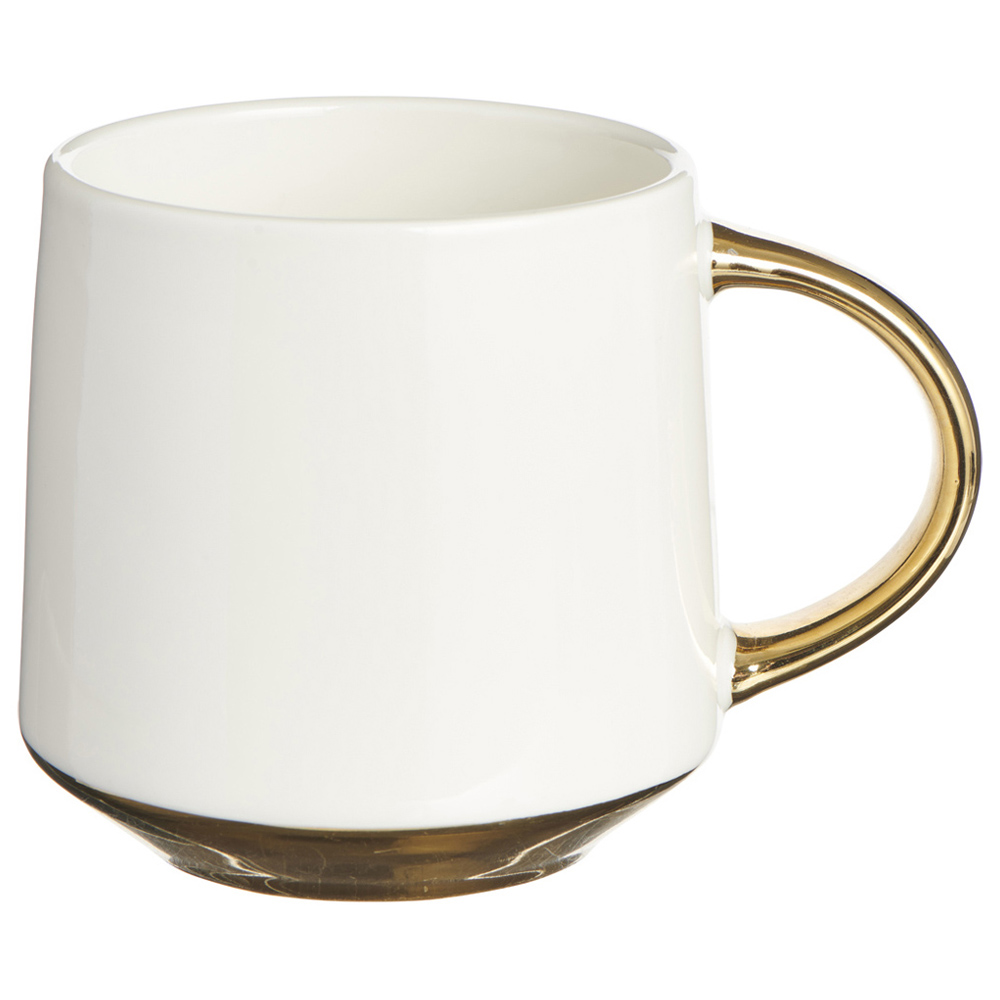 Wilko White Luxe Mug Image 1