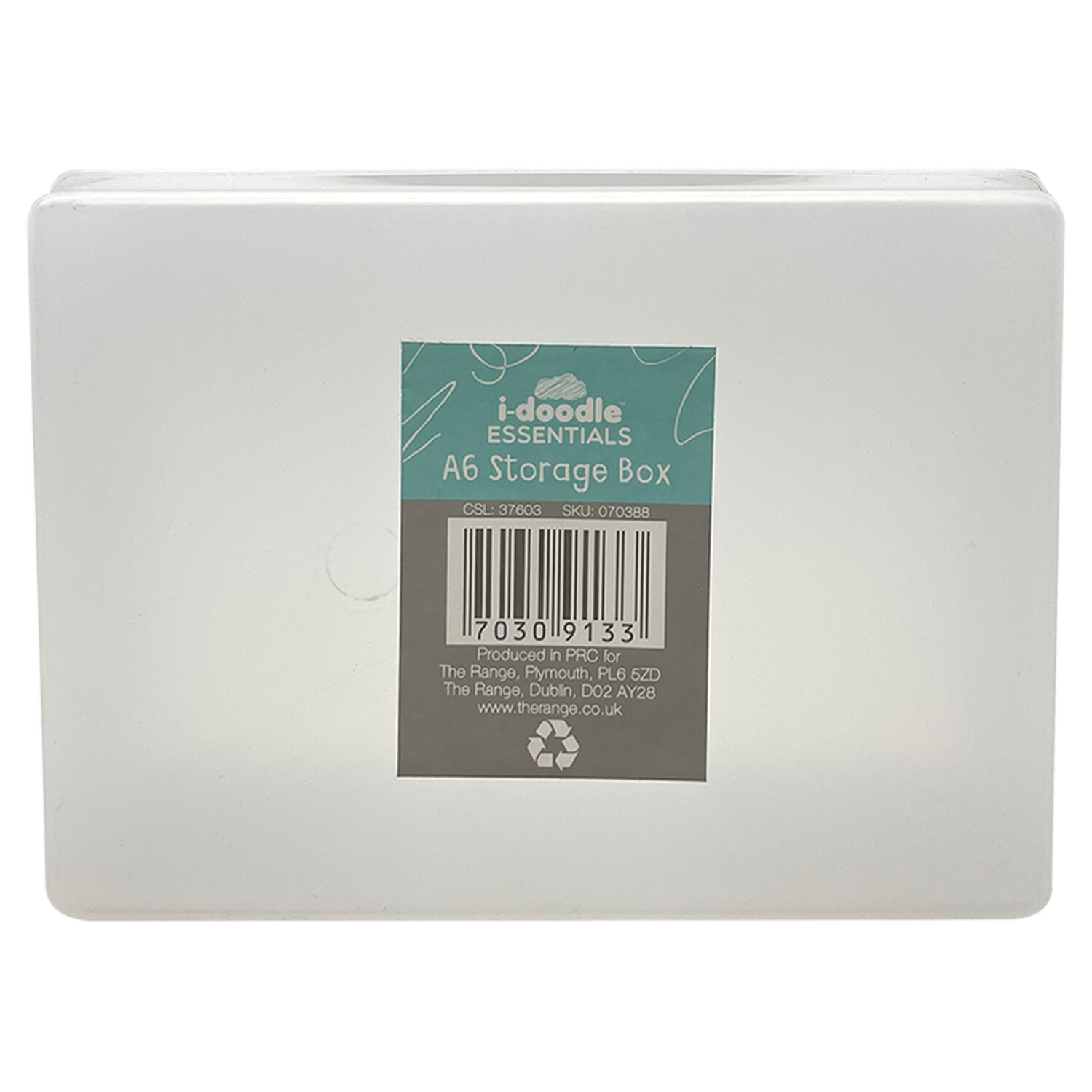 Document Storage Box - Clear / A6 Image 1
