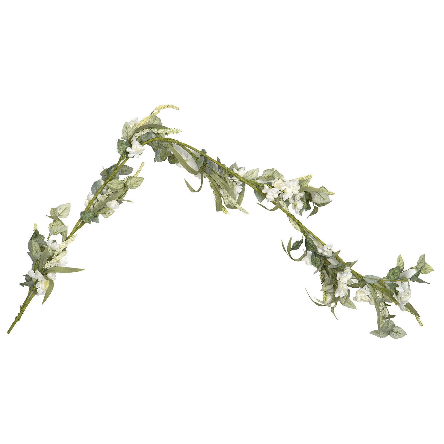 Artificial White Natural Garland Image