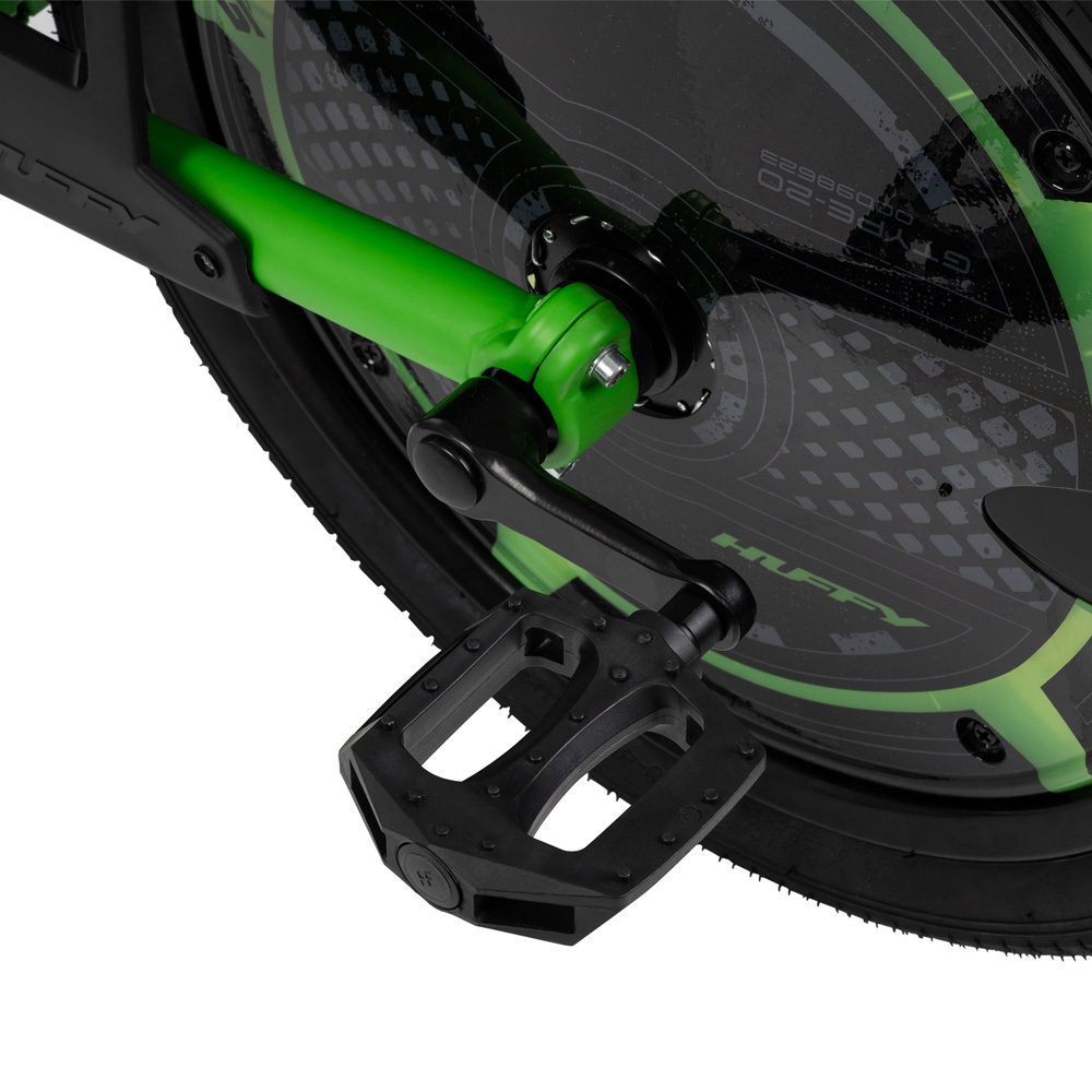 Huffy Green Machine 20 inch Green Kids LED Drifting Trike with Adjustable Seat and Pedal Handbrake Image 6