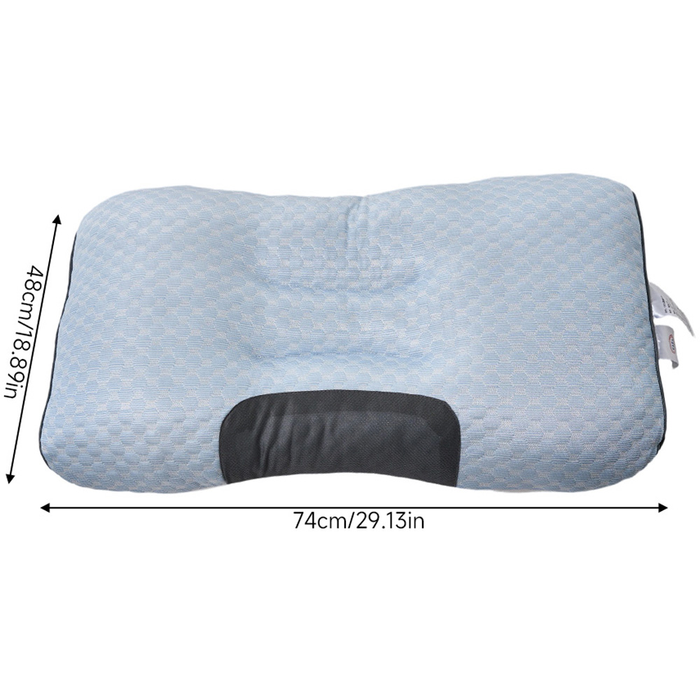 Living and Home Blue Cooling Supportive Pillow Insert with Zip 74 x 48cm Image 8