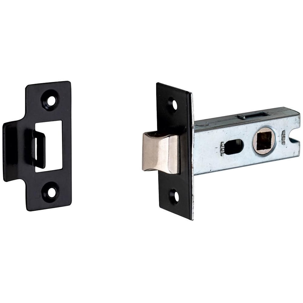 Golden Grace Matt Black Finish Bolt Through Tubular Latch 64mm Image