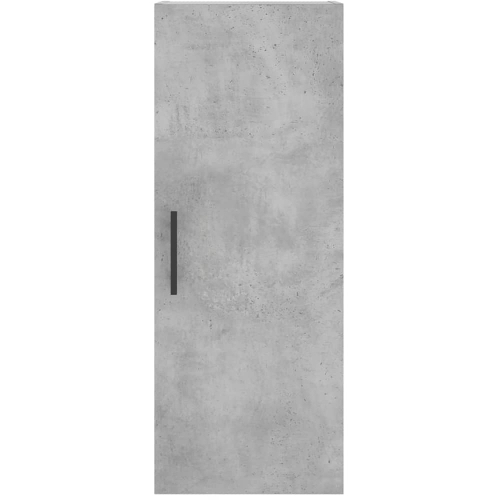vidaXL 2 Door Concrete Grey Slim Highboard with Metal Legs Image 6