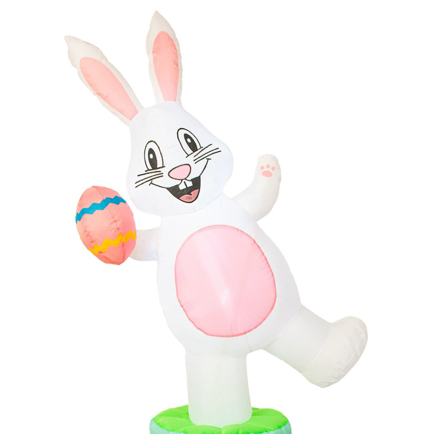 Rotating Easter Bunny Inflatable White Image 4
