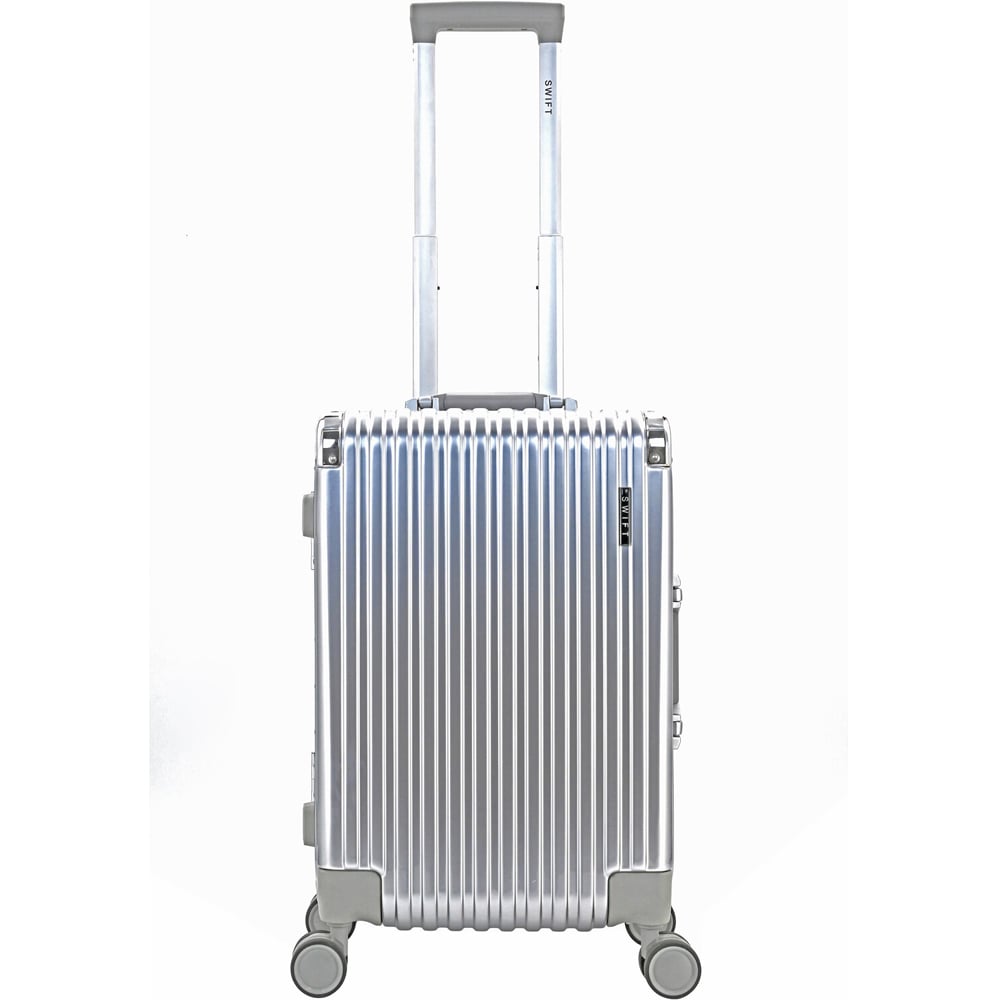 Swift Blaze Luggage Case - Silver / Cabin Case Image 2