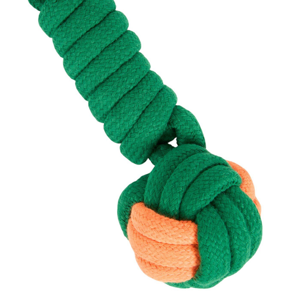 Rope Dumbbell Dog Toy Multicolour Image 5