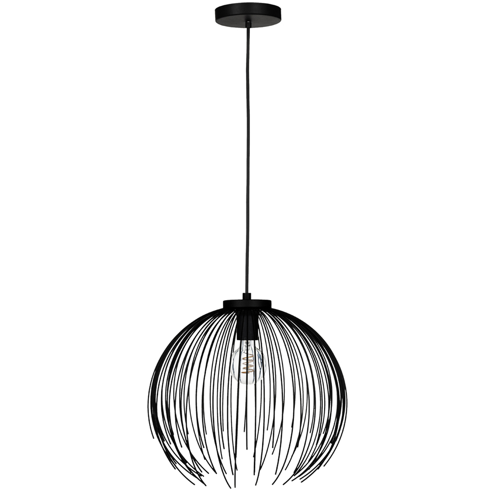 EGLO Venezuela Black Steel Pendant Light Image 1