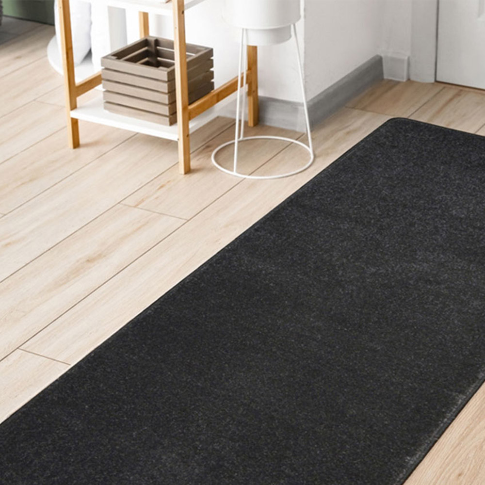 Relay Charcoal Runner Rug 60 x 200cm Image 2