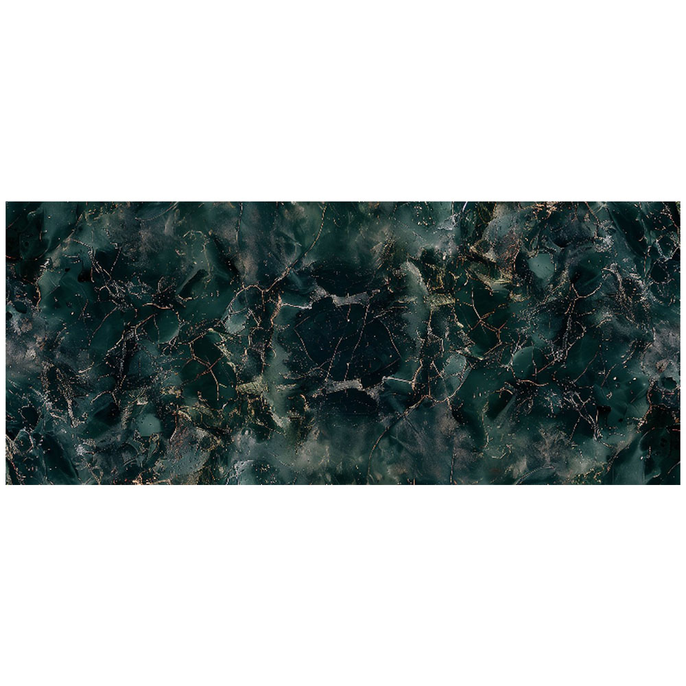 Warren Reed Designer Dark Green Quartz Effect Bathroom Splashback 25 x 60cm Image 2