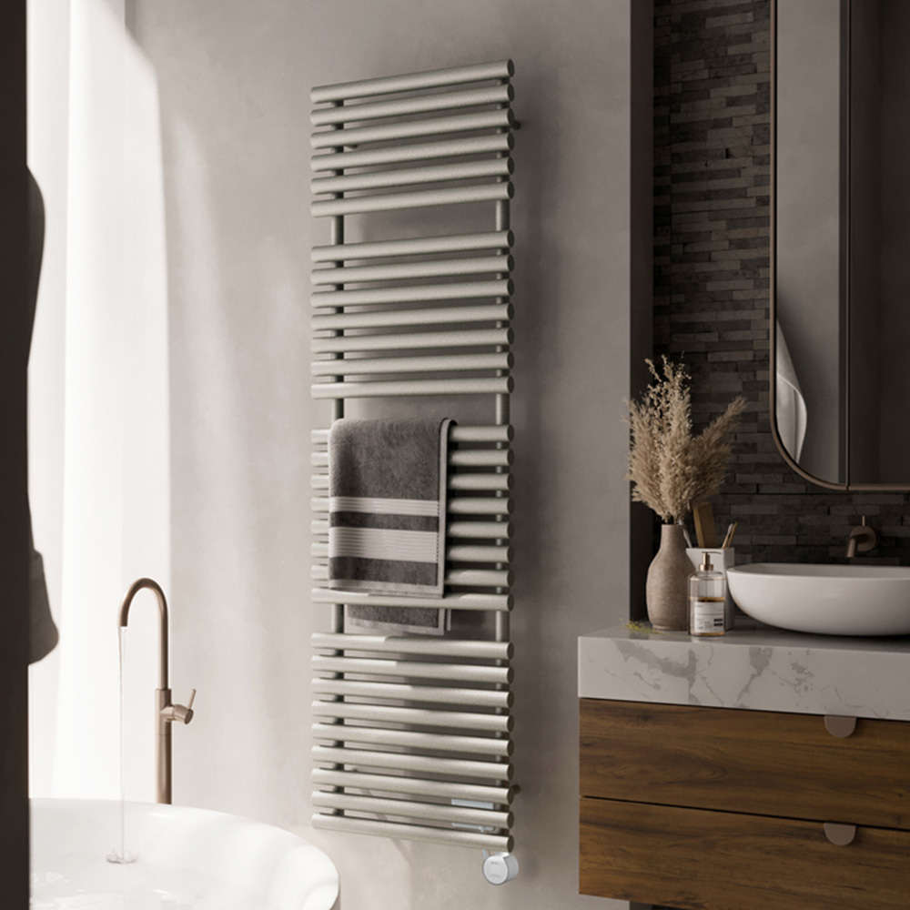 Terma Rolo Salt n Pepper Wi-Fi Controlled Electric Towel Rail 1800 x 520mm Image 2