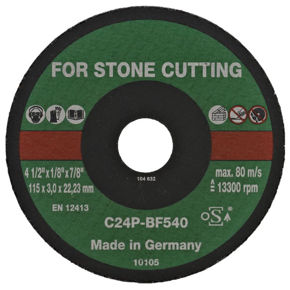 Wilko Stone Cutting Disc 115mm Image 2