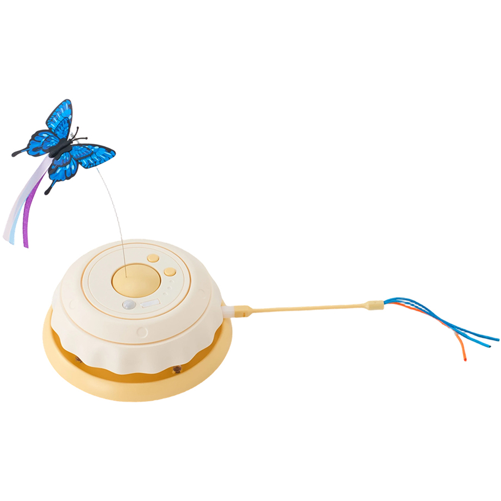 H&O Direct Yellow Smart Electric Interactive Cat Toy Image 3