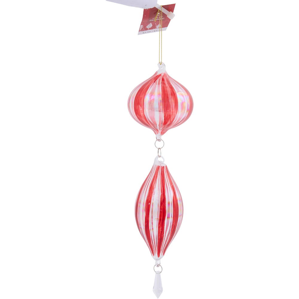 Lustre Candy Cane DropletRed Image 2