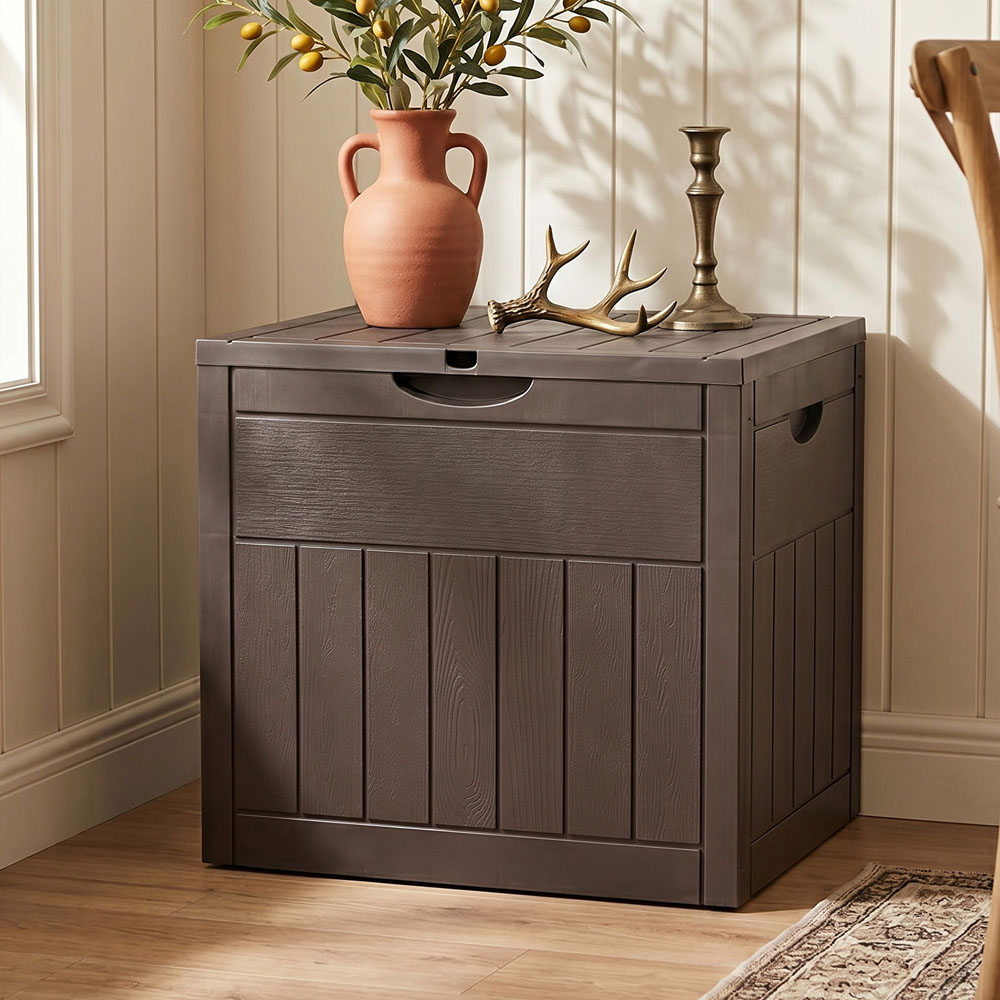 Living and Home Polypropylene Garden Storage Box with Combination Padlock 126L Image 2