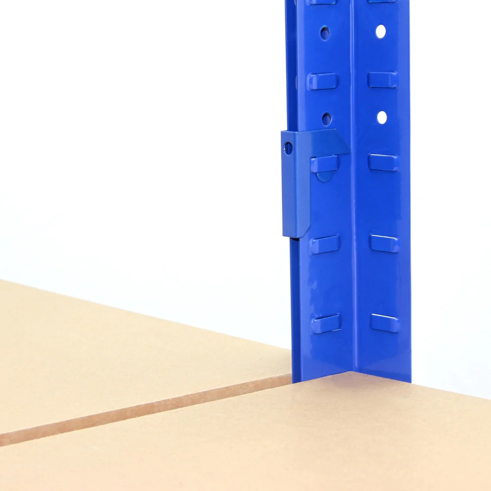 Monster Shop T-RAX 5 Tier Blue Metal Racking Units with Bay Connectors 2 Pack Image 4