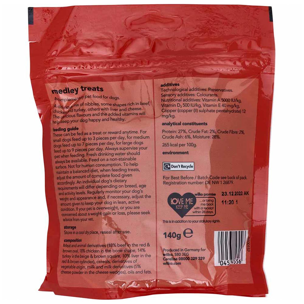 Wilko Dog Treat Medley 140g Image 2