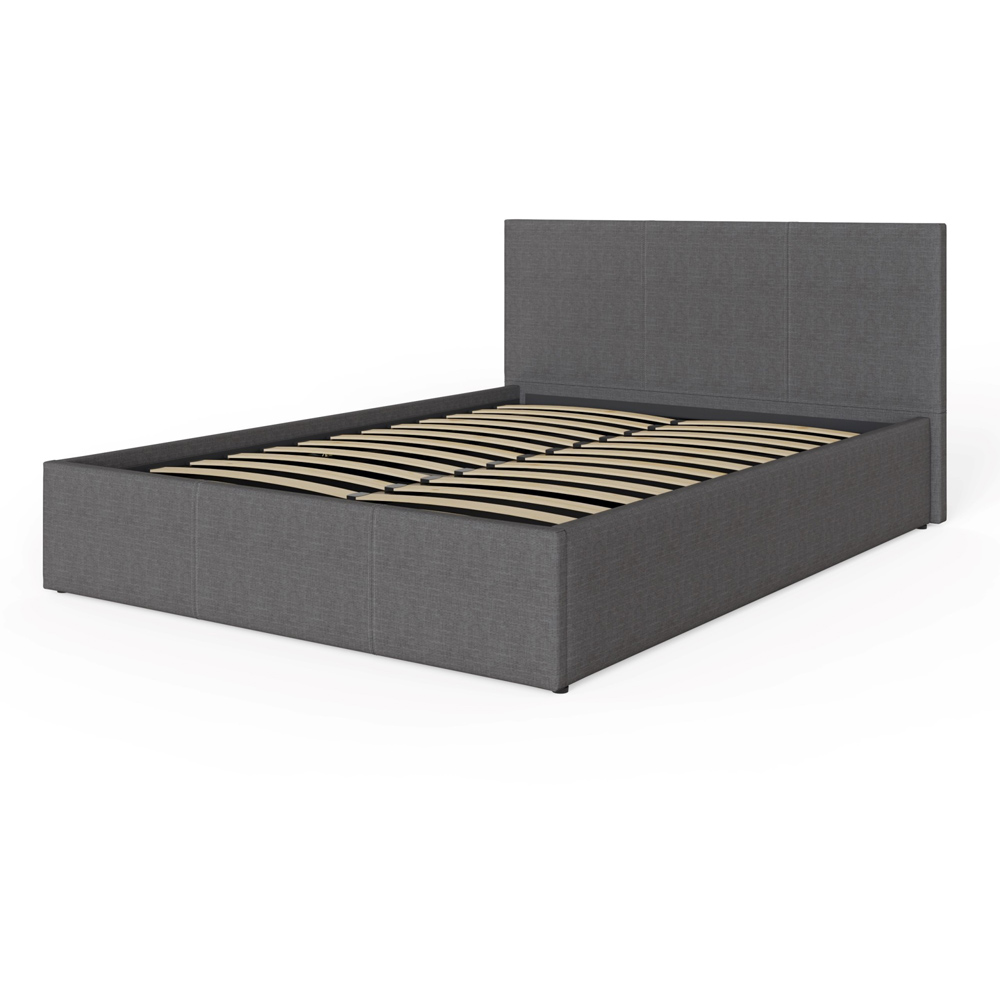 GFW Small Double Grey End Lift Ottoman Bed Image 4