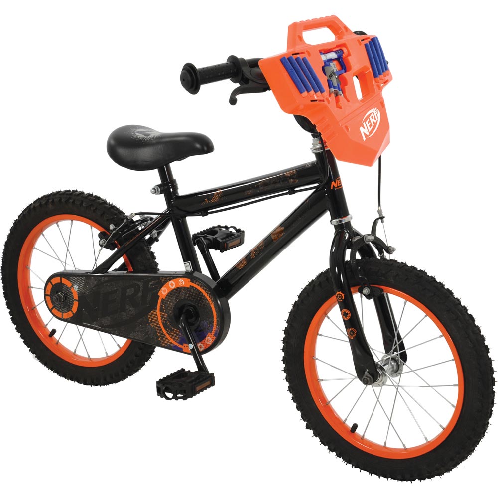 Nerf 16 inch Multicolour Bike with Blaster Shield Image 1