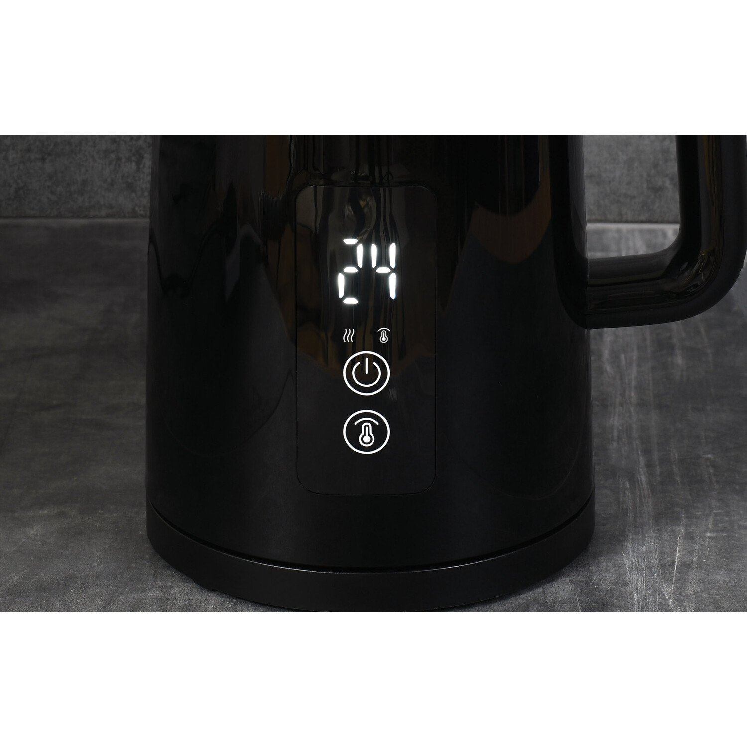 Kitchen Master 1.5L Digital Kettle Black
