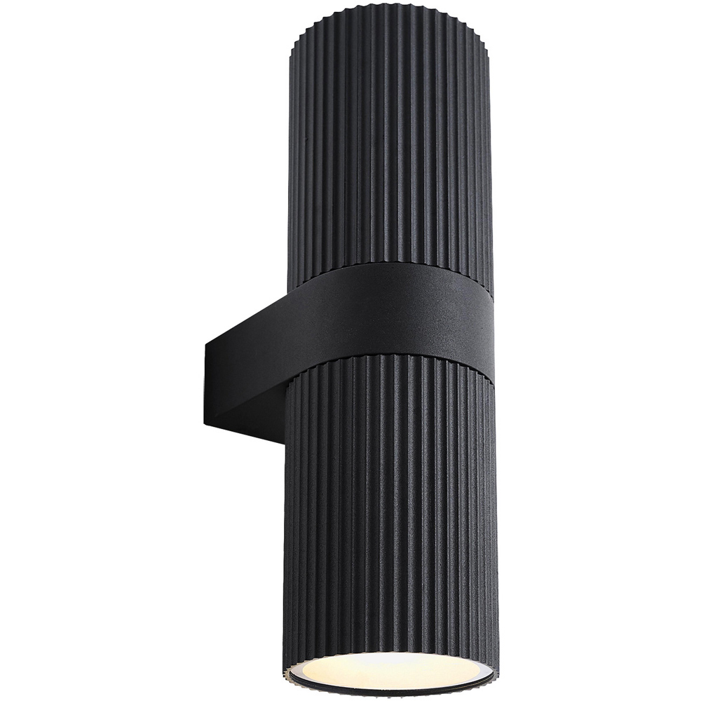 Nordlux Kyklop Ripple Black Maxi Wall Light Image 4