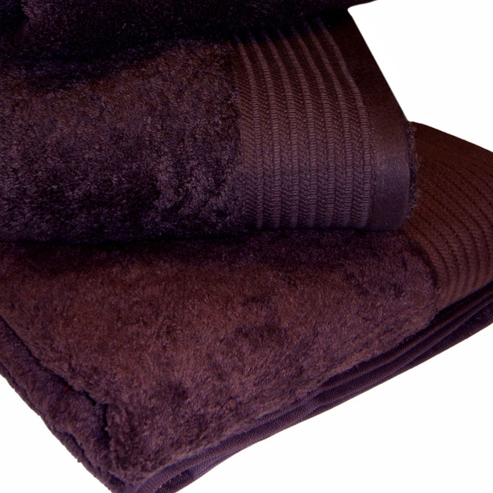 Rapport Home Chatsworth Super Soft and Absorbent Cotton Purple Bath Sheet Image 3