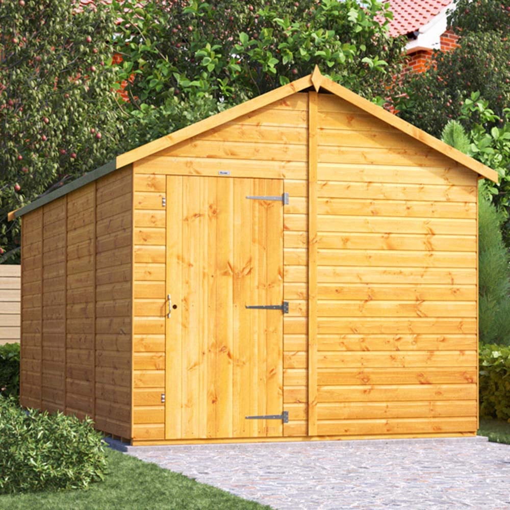 Power Sheds 16 x 8ft Apex Wooden Shed Image 2