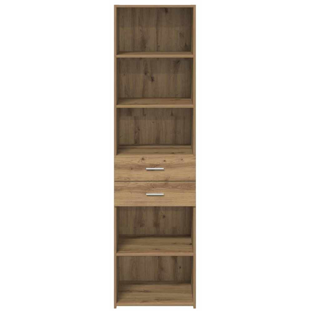 vidaXL 2 Drawer 5 Shelf Artisan Oak Highboard Image 5