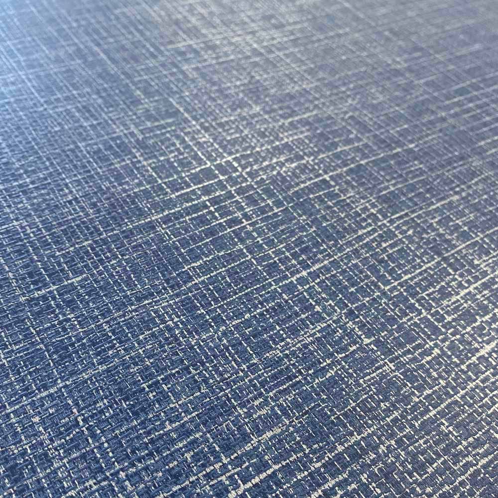 Muriva Opulent Blue Textured Wallpaper Image 3