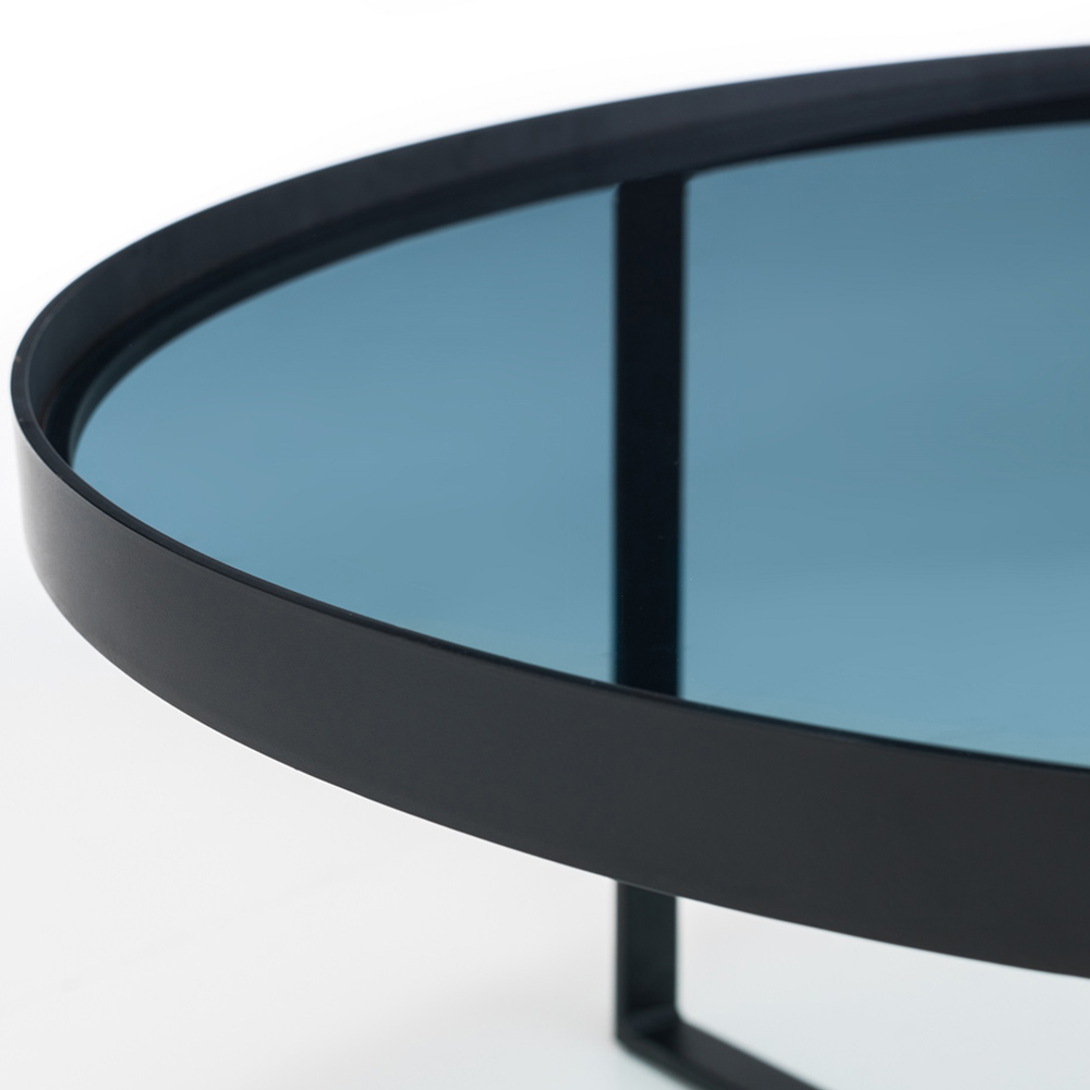 Julian Bowen Smoked Glass Loft Coffee Table Image 4