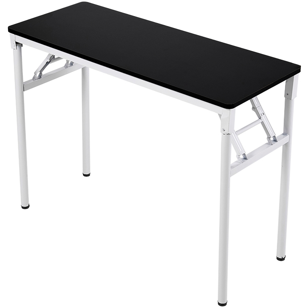 Living and Home Metal Frame Foldable Laptop Desk Black Image 2