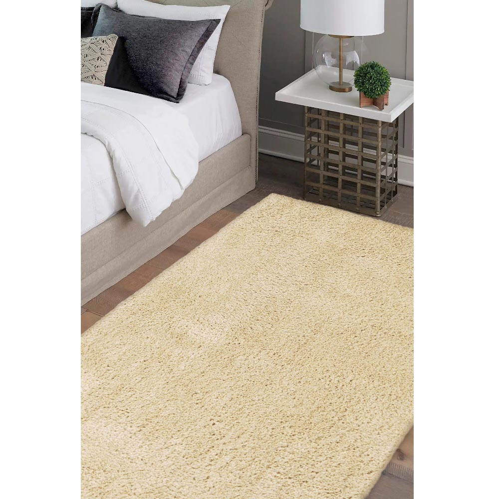 Homemaker Honey Snug Plain Shaggy Rug 160 x 230cm Image 4