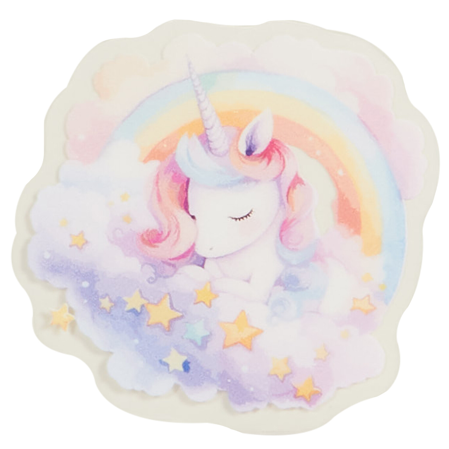 Pack of 18 Transparent Stickers - Multicolour / Unicorns Image 4