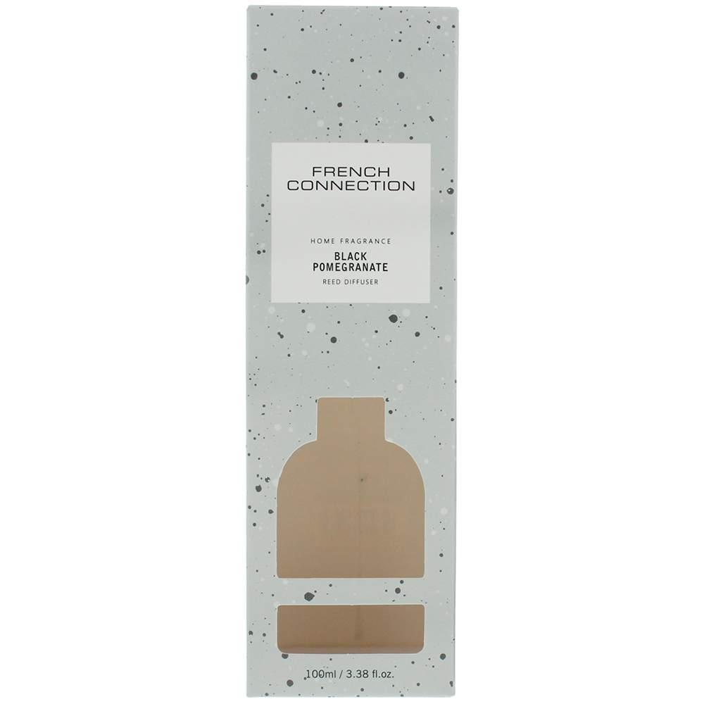 French Connection Black and White Collection Black Pomegranate Reed Diffuser 100ml Image 3