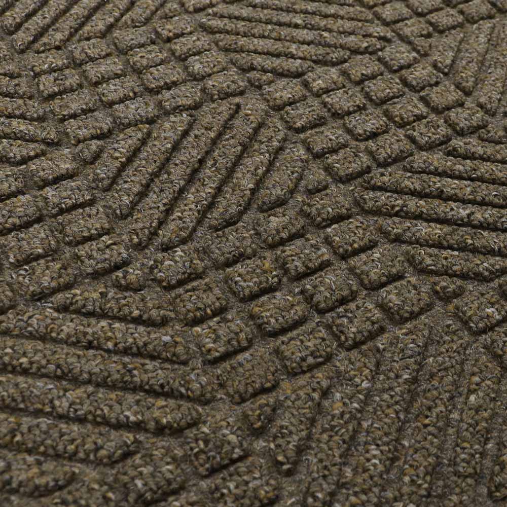 JVL Brown Firth Rubber Doormat 40 x 70cm Image 5