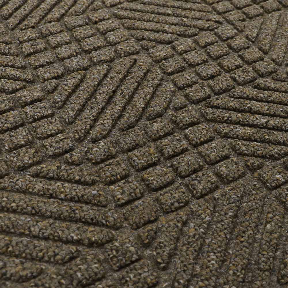 JVL Brown Firth Rubber Doormat 40 x 70cm Image 5