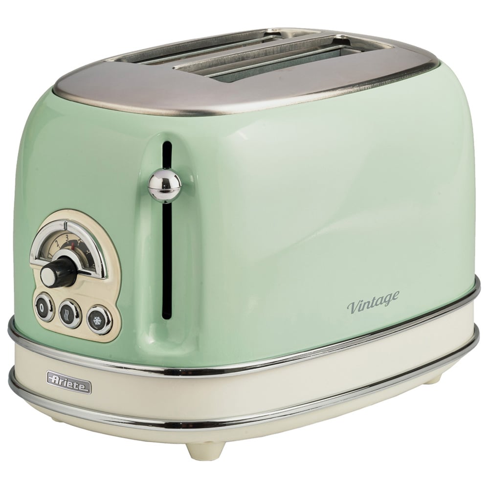 Ariete Vintage ARPK17 Green Dome Kettle 2 Slice Toaster and Espresso Coffee Maker Set Image 4