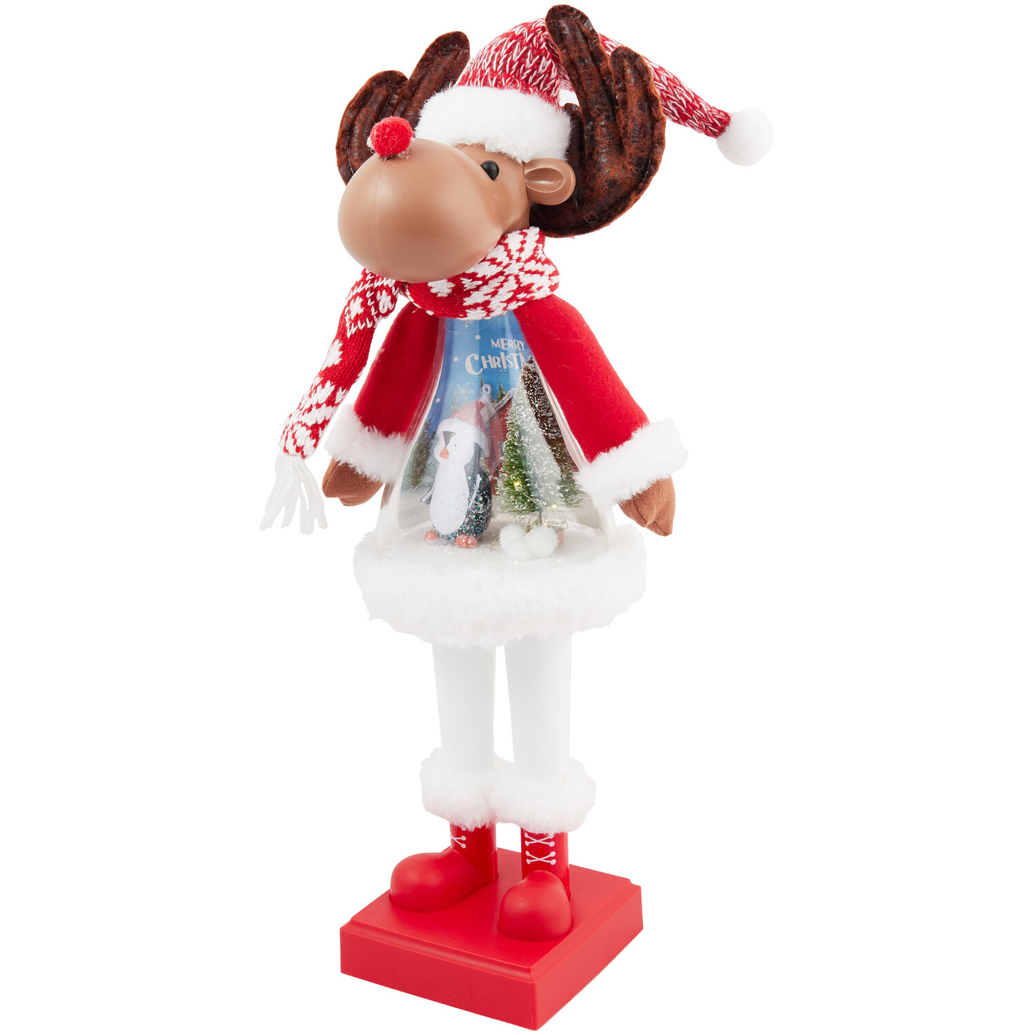 Standing Singing Character with LED Scene - Red Image 2