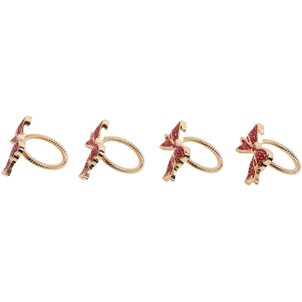 Pack of 4 Assorted Christmas Napkin Rings Image 9