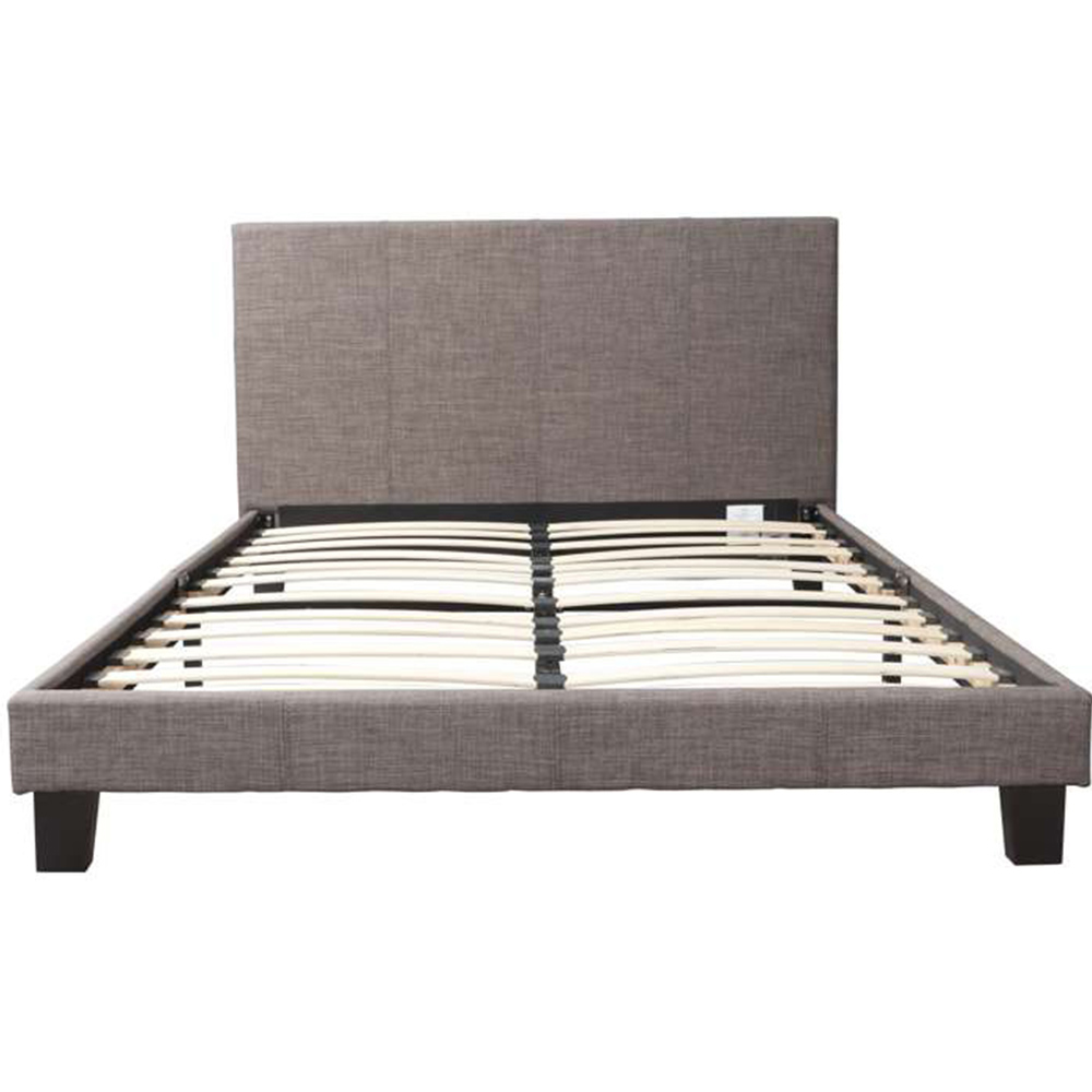 Berlin Small Double Grey Polyester Bed Image 4
