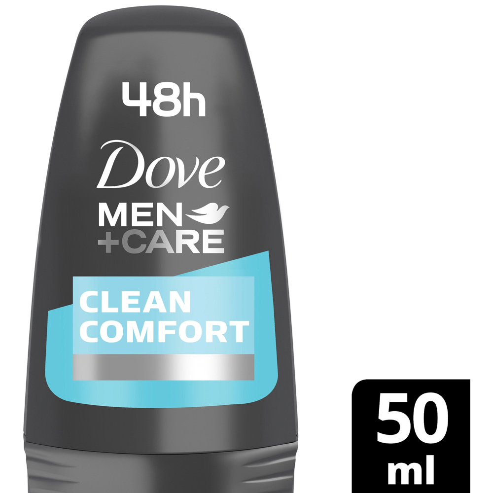 Dove Men+Care Clean Comfort  Antiperspirant Deodorant Roll On 50ml Image 3