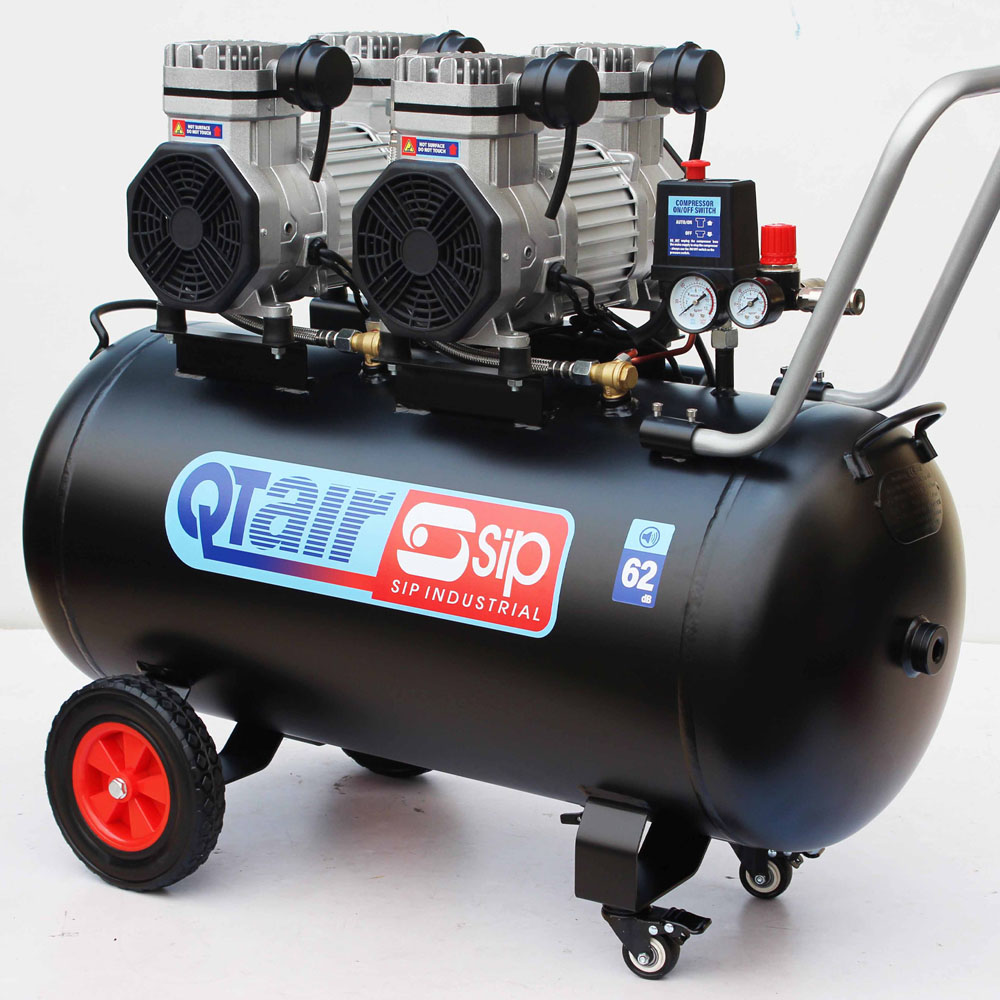 SIP QT AIR DD 3hp 100L Ultra Low Noise Oil Free Direct Drive Compressor Image 3