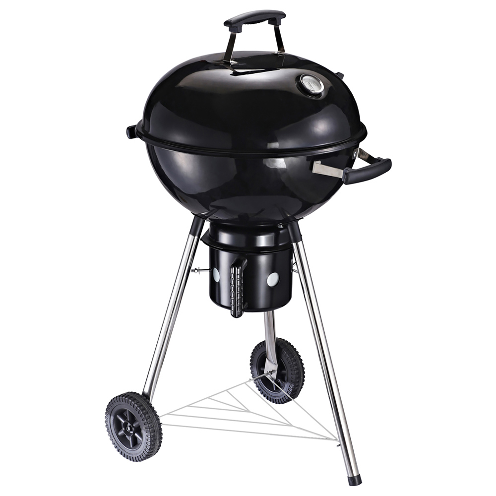 Outsunny Black Portable Charcoal BBQ Grill Image 1