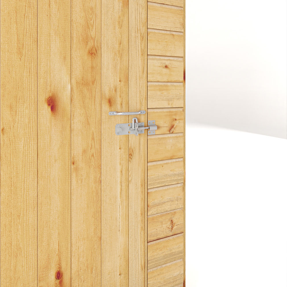 Mercia Woodsman 8 x 6ft Shiplap Glass Pent Shed Image 6