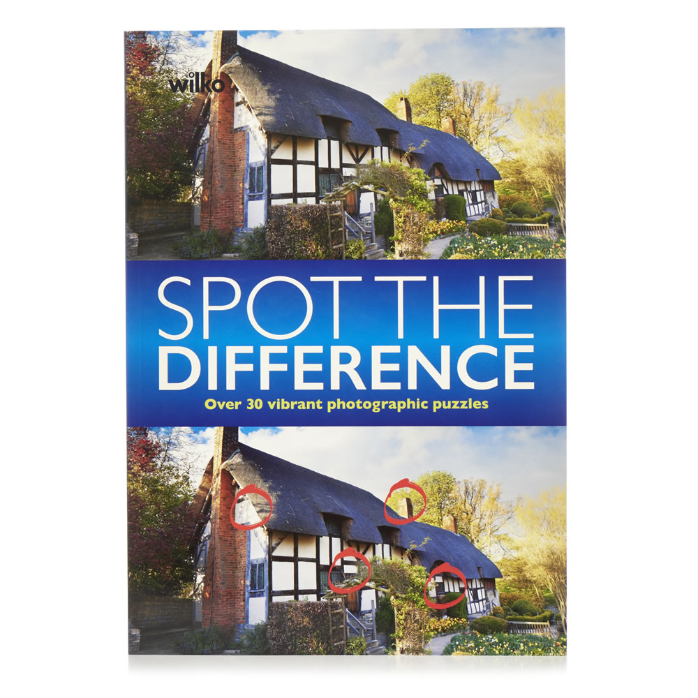 Wilko Spot The Difference Puzzle Book Image
