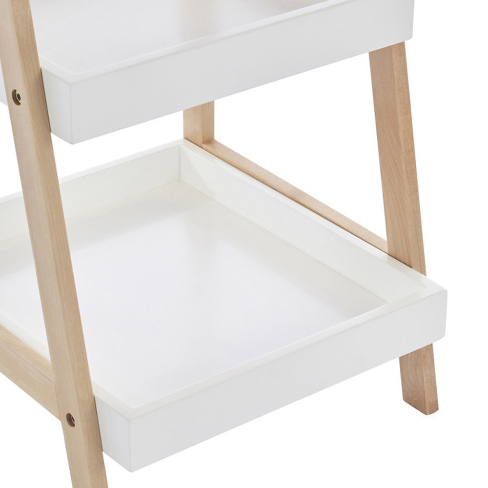 Premier Housewares 4 Tier Birch Wood Bathroom Shelf Image 5