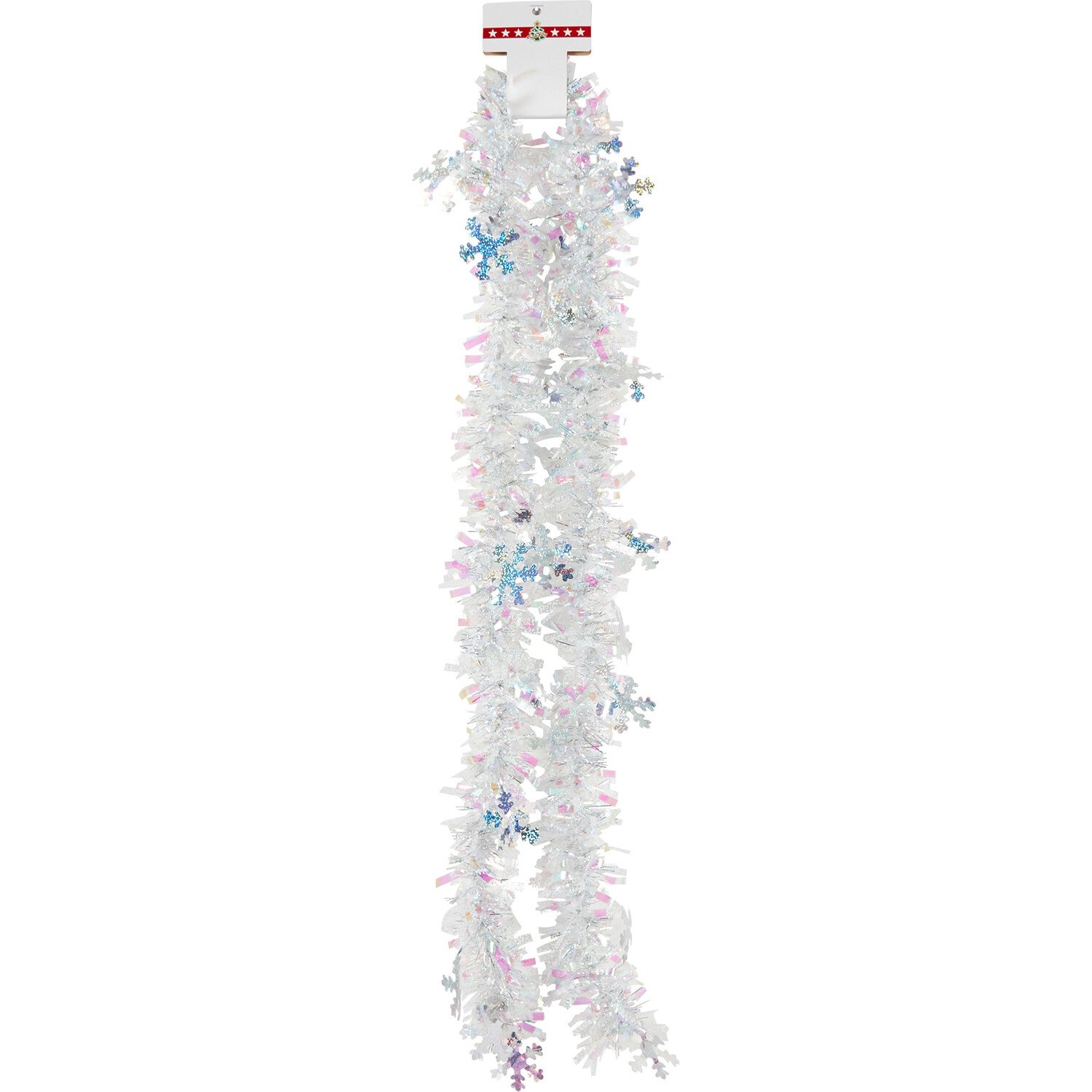Snowflake Tinsel 2M Image 1
