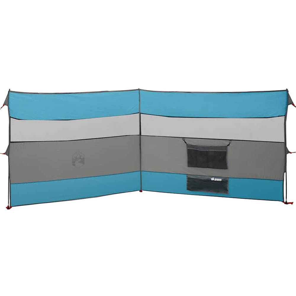 Walplus Blue Waterproof Camping Windbreak 340 x 130cm Image 3