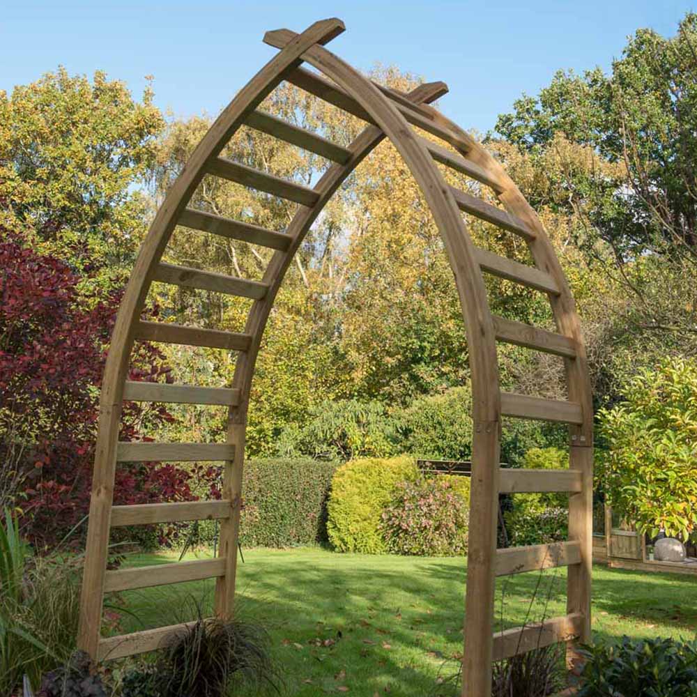 Forest Garden Whitby 8.4 x 5 x 2.4ft Arch Image 1