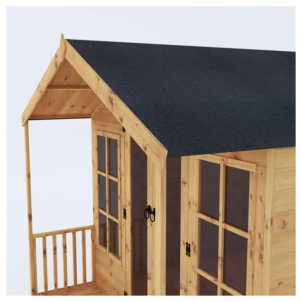 Mercia 10 x 8ft Double Door Premium Traditional Summerhouse Image 4